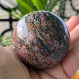 Red Granite Sphere - sphere