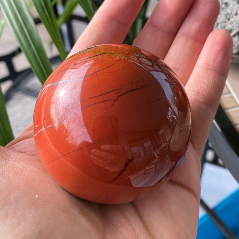 Red Jasper Sphere - sphere