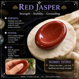 60% DE DESCUENTO VENTA DE 1 DÍA - Protect from Stress" Worry Stone Set de 15 + bolsa de terciopelo