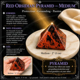 Rød obsidianpyramide - Middels