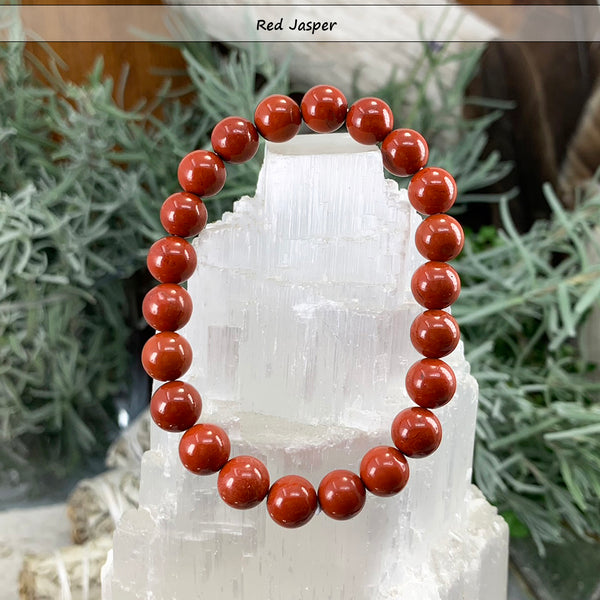 Root Chakra Mala armbåndsett 🌈