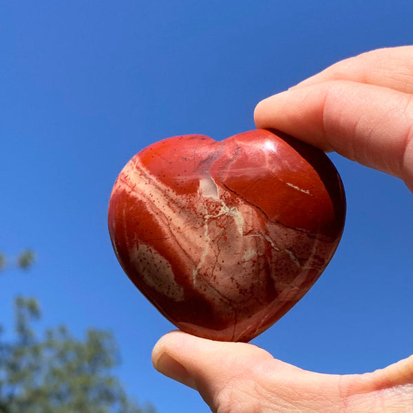 FREE GIVEAWAY! Red Jasper Heart