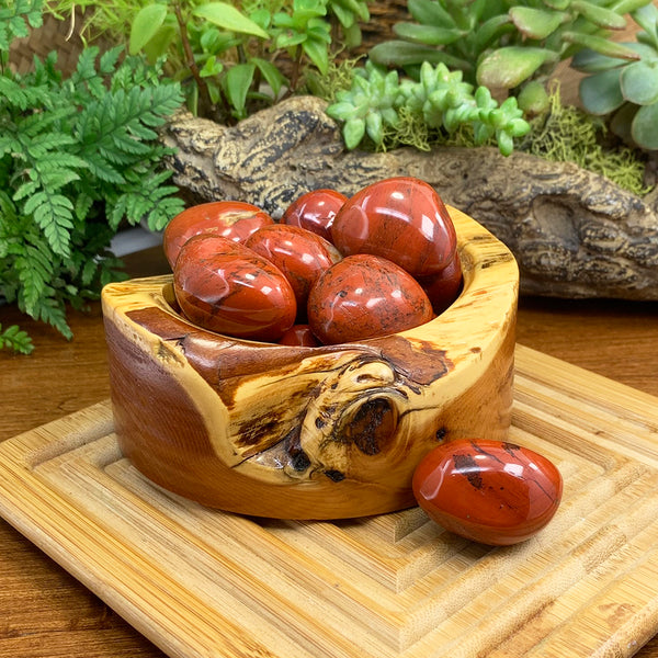 Pedra Rolada de Jaspe Vermelho