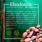 Rhodonite Mini Gemstones (50 Gram / 1.7oz. Lot)
