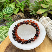 Conjunto de pulseira Root Chakra Mala 🌈