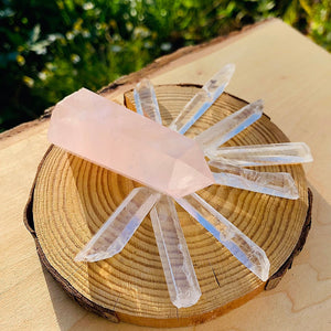 WORKING ON NEW Rose Quartz Love + Nurturing Set - rawstone