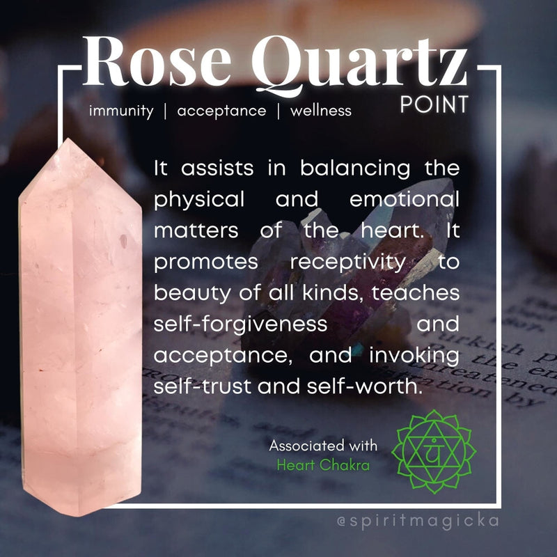 Rose Quartz Point – Spirit Magicka