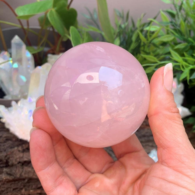 Rose Quartz Sphere - Medium - sphere