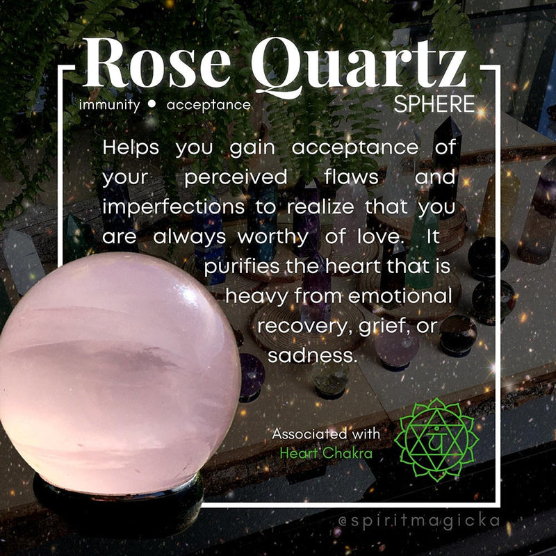 Rose Quartz Sphere - sphere