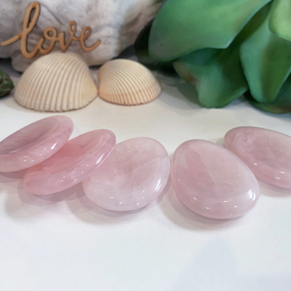 Rose Quartz Worry Stone – Spirit Magicka