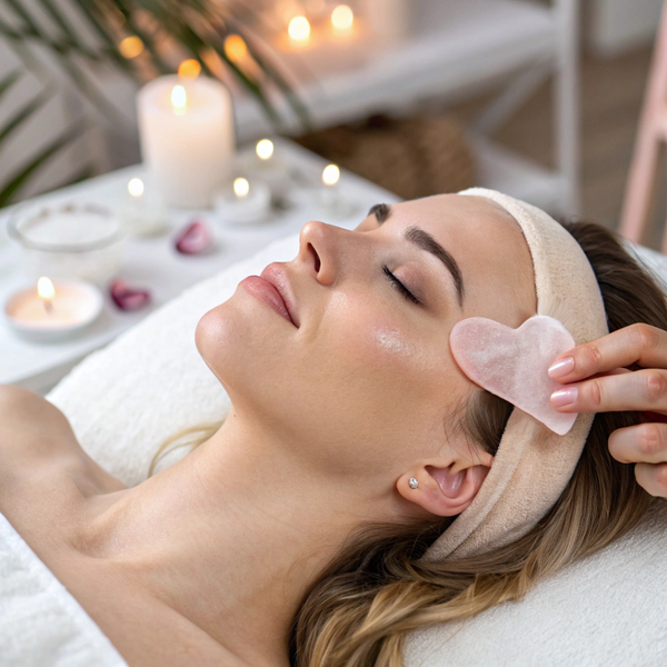 FREE GIVEAWAY! Rose Quartz Gua Sha Facial Massage Stone
