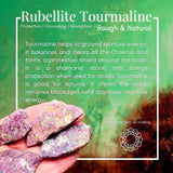 Rough Rubellite Tourmaline - rawstone
