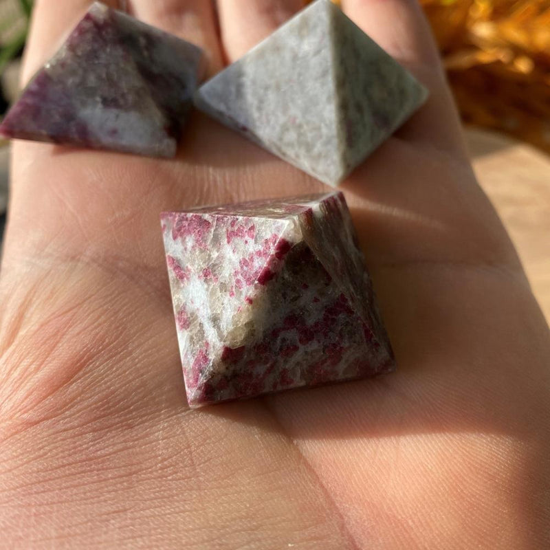 Rubellite Tourmaline Pyramid - pyramids