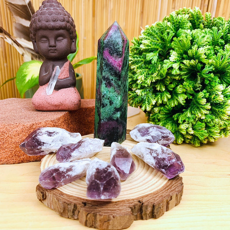 WORKING ON Ruby Zoiste & Amethyst Passion & Patience Manifesting Set - Gift Cards
