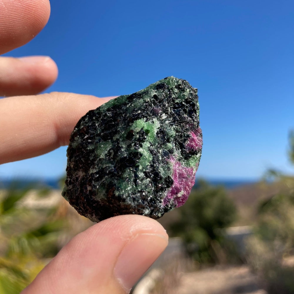 Ruby In Zoisite Rough Natural Stone – Spirit Magicka