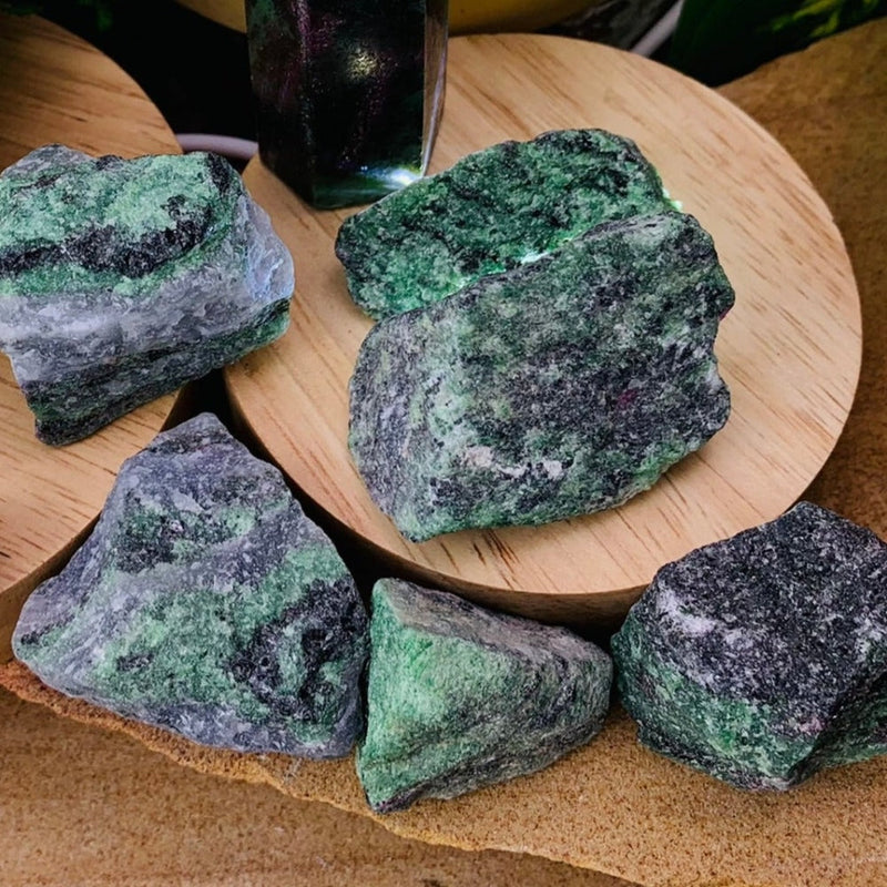 Ruby In Zoisite Rough Natural Stone – Spirit Magicka