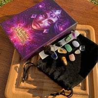 🌙 Sacred Feminine Awakening 13 Oracle Card Deck, Mini Gemstones & Course