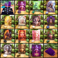 🌙 Sacred Feminine Awakening Oracle Deck, 13 Crystal Companion Set & Course