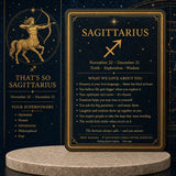 ♐ Skytten - 22. november - 21. december - Zodiac Crystal Fusion Sæt med etui