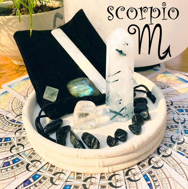 AAA Scorpio Astrology Crystal Set WORKING