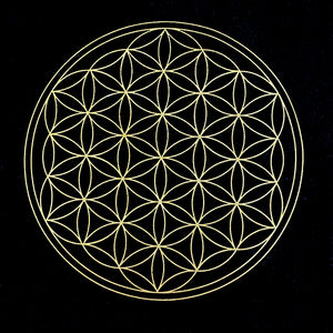 Fluwelen Flower Of Life Altaar Doek