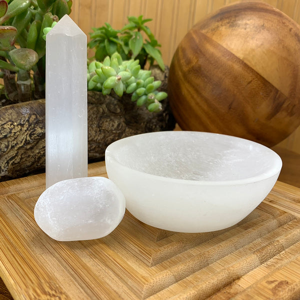 Set per purificazione della selenite da 3 pezzi