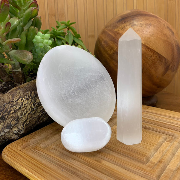 Set per purificazione della selenite da 3 pezzi