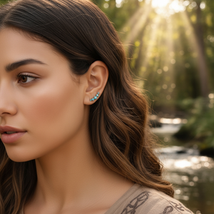 Z ARRON DESIGN Serenity Moonstone kobbertråd anheng halskjede