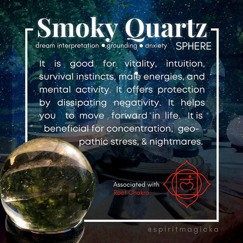 Smoky Quartz Sphere - sphere