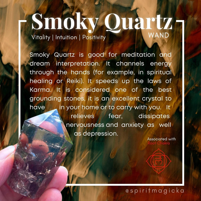 Smoky Quartz Wand - generator