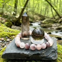 Z ARRON DESIGN Collier avec pendentif en fil de cuivre et pierre de lune Serenity