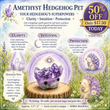 Crystal Amethyst Hedgehog Pet (ADOPT ME POR FAVOR) 🥰
