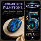 72% OFF SUMMER SALE - Labradorite Palmstone