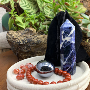 Mala Bracelet & Balancing Crystal Set 🙏 - 70% Off