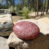 Palmstone de quartz de fraise