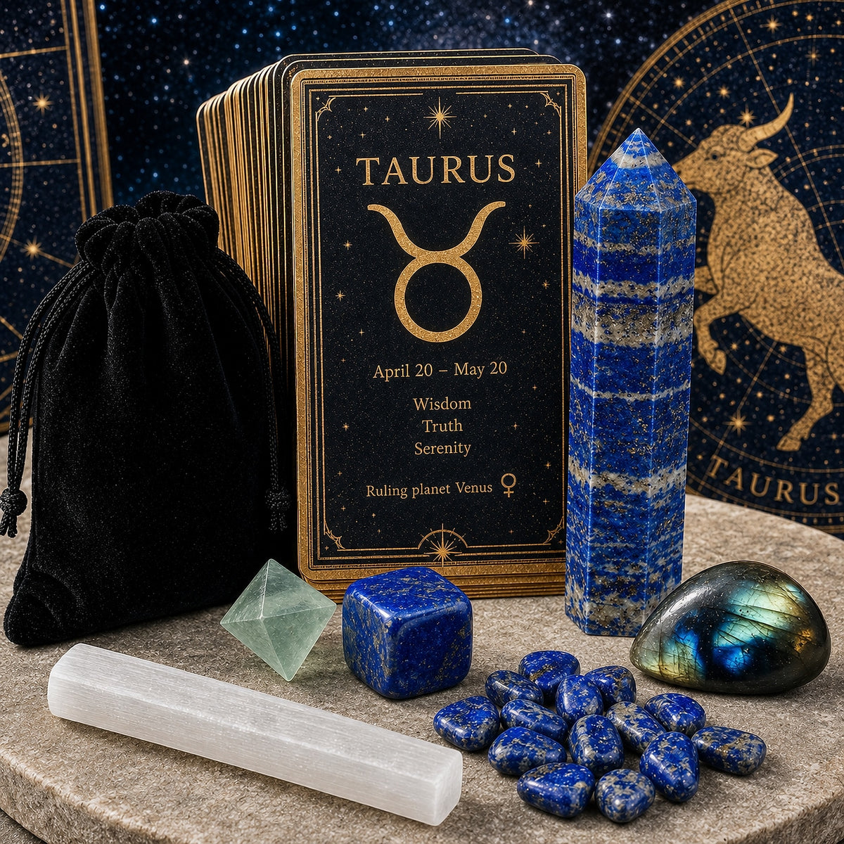 ♉ Taurus - Zodiac Crystal Set
