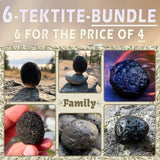 Tektite Specimen - The Only Crystal on the Planet that can Absorb Dark Energy - 6-Tektite-Bundle | $72 (6 Tektites) - rawstone
