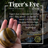 Tiger’s Eye Mini-Sphere - sphere