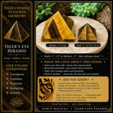 Piramide occhio di tigre - media