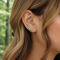 Z ARRON DESIGN Serenity Moonstone kobbertråd anheng halskjede