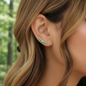 Z ARRON DESIGN Serenity Moonstone kobbertråd anheng halskjede