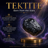 Spécimen tektite - Le seul cristal sur la planète capable d'absorber l'énergie sombre