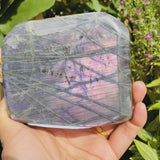 Grand (1,28 lb) Purple Flash Labradorite Freeform (article n ° 0087)