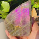 Large (1,19 lbs.) Purple Flash Labradorite Freeform (vare #0077)