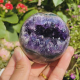 Ametyst Geode Sphere (vare #0088)