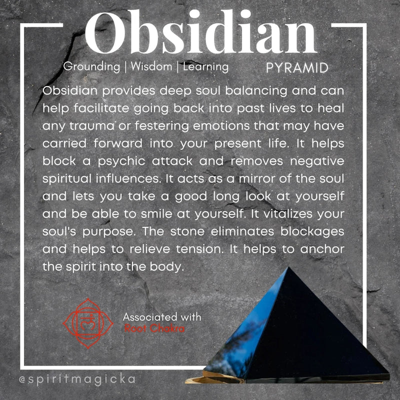 Large Obsidian Pyramid – Spirit Magicka